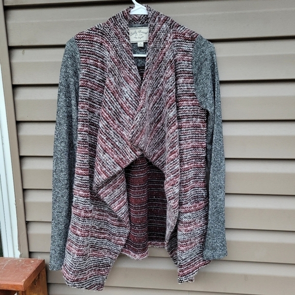 Lucky Brand Lotus Wrap Sweater - Picture 3 of 6